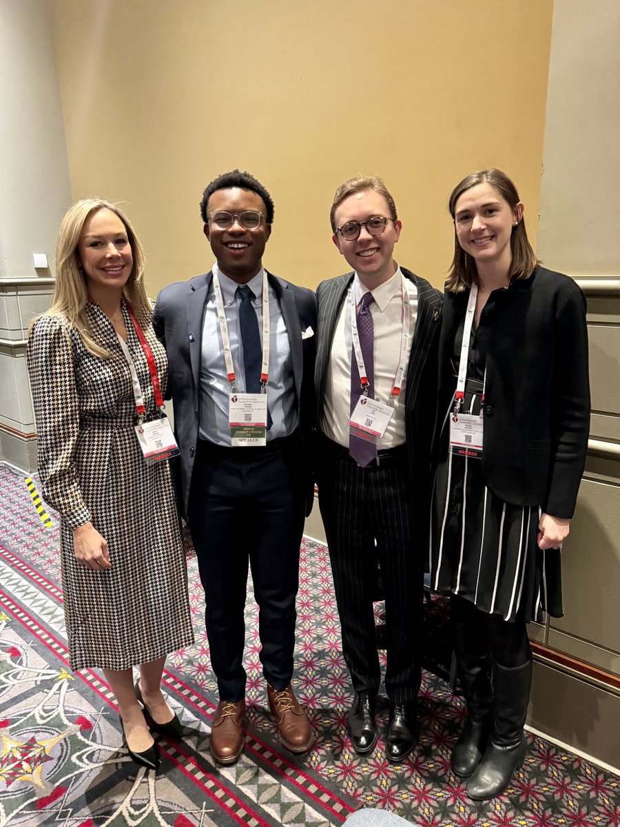 emilycob's tweet photo. Proud of the impactful health equity work already being led by early career scientists @mmkepper @thoughts_by_MDG @JayBLusk 

Bright futures ahead! #aha23 #qcor https://t.co/VgYjSV8wd9