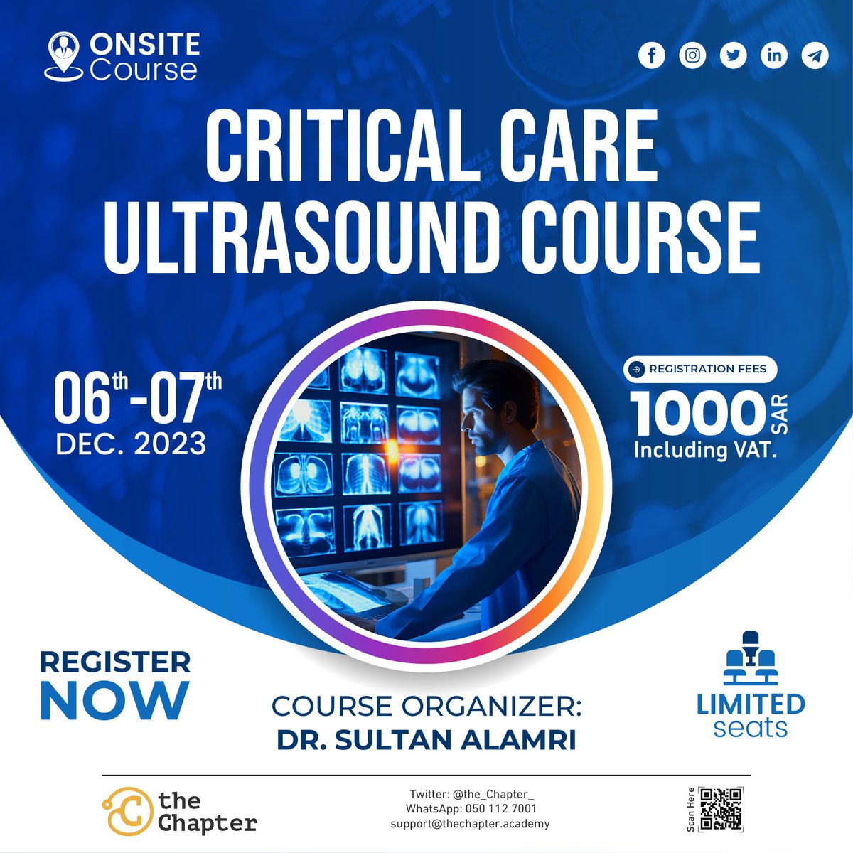 the_Chapter_'s tweet image. From novice to expert, our course accommodates all skill levels. Whether you&apos;re new to ultrasound or want to refine your techniques, we have you covered! 

bit.ly/48lDs4c 
#Skills_Development #theChapter