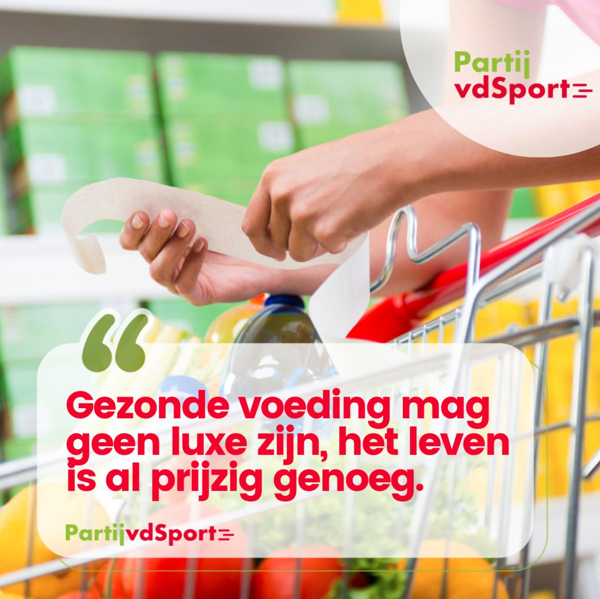 🍏Gezond eten mag geen financiële drempel zijn! Geen btw op groente en fruit is ons streven. Een vitale leefstijl begint bij wat je eet, en toegang tot gezonde voeding is essentieel. 💪 partijvdsport.nl/verkiezingen20… #stemsportief, #PartijvdSport #TK2023
