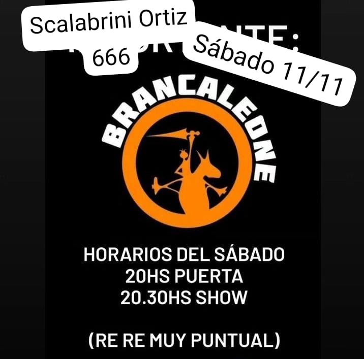 Hoy!! Nos vemos en el Marquee.
Salud!