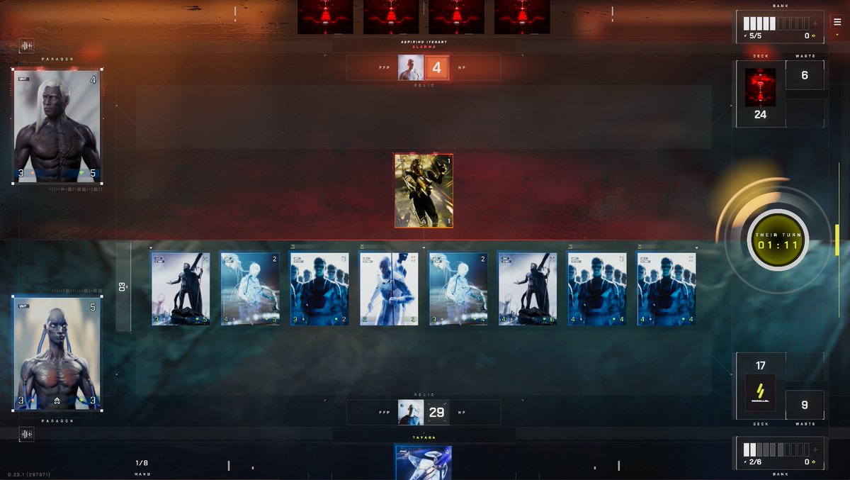 Enjoyed the thrill of dominating in Khatari! Winning like this isn't an everyday occurrence, but it's moments like these that make the journey to mastering the game all the more exciting! 

#parallel #kathari #TCG