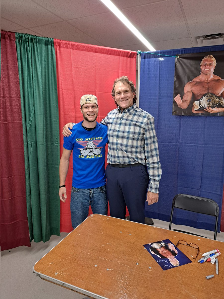 KyleUitto's tweet photo. Sae the Wrestlemania 13 main eventers this weekend https://t.co/wbmZToTxtR