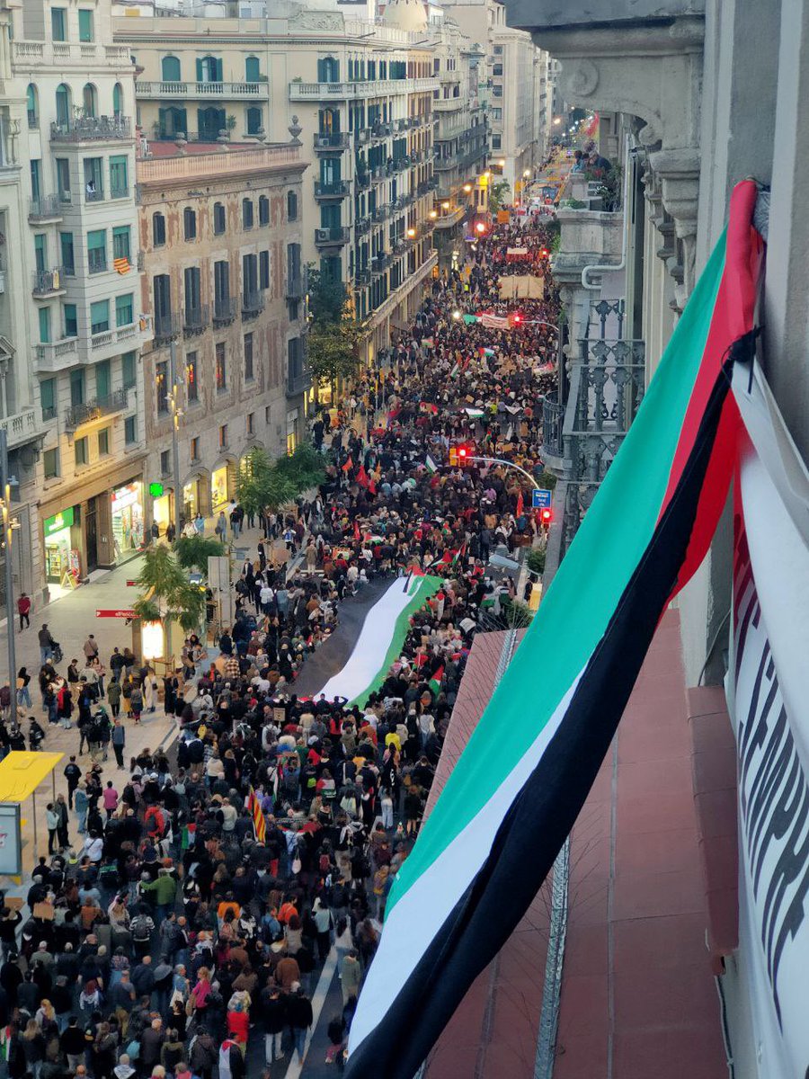 Que ningún gobierno se atreva a llamar democracia al estado que gestiona mientras siga ignorando las millones de voces que a diario salen en sus calles exigiendo parar el genocidio que está cometiendo el estado colonialista y racista de Israel contra el pueblo palestino.