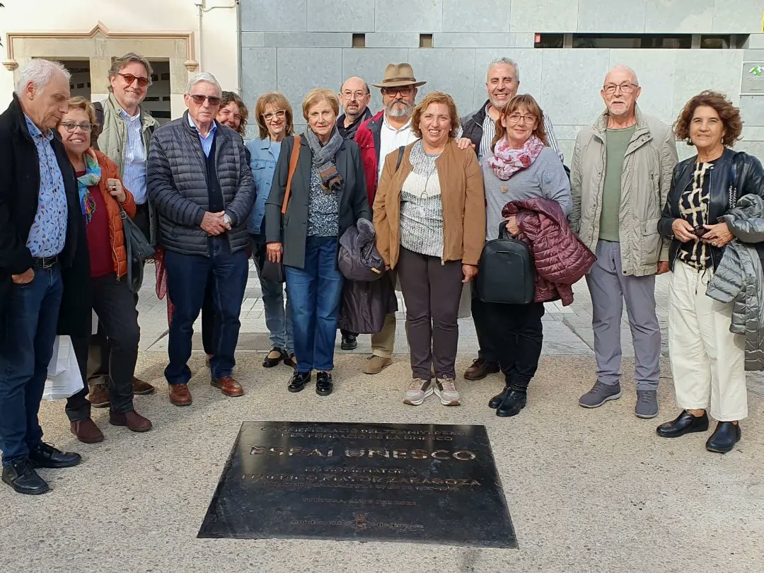 FCACU1's tweet photo. Iniciem la Setmana UNESCO amb la Trobada de Tardor de la #FCACU a Tortosa. Al matí sessió de treball a la Biblioteca Marcel·lí Domingo, i a la tarda visita a l’Espai Cota 0.
#SetmanaUNESCO2023
#TrobadaDeTardor https://t.co/DtvT0p7pcL