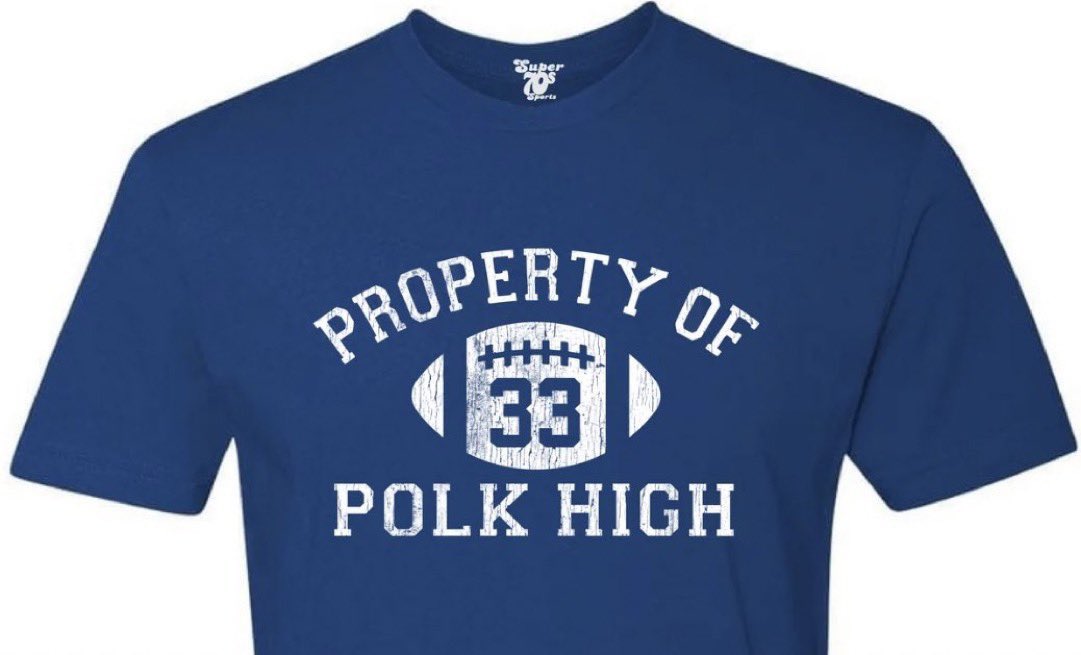 If you had to win one football game for your goddamn life, there is no doubt who you wanted to get at least 20 touches.

👉 super70ssportsstore.com/products/polk-…