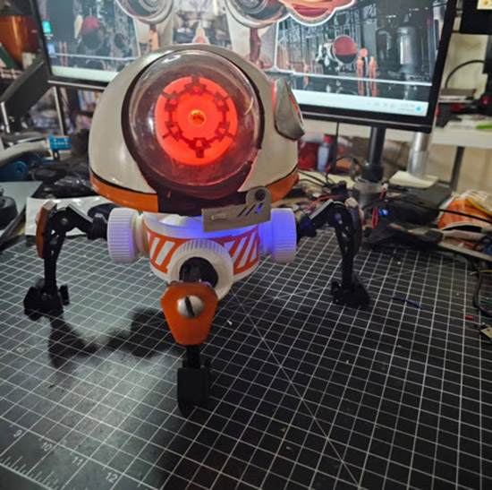 digikey's tweet photo. Say hello to Bebop : a quick facial recognition robot built by @Odd_Jayy for @MakerFaireRome 

Details here 👉 https://t.co/SU6Ass6Hob 

#MakerFaireRome #mfr2023 #robot https://t.co/29NV6IUDyH