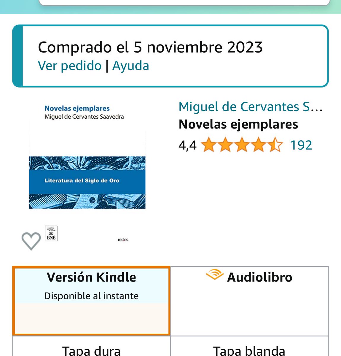 <a href="/Isabeldiazc92/">Isabel Díaz ❤️‍🩹 ⚖️</a> Los libros editados por la Biblioteca Nacional son gratuitos y tienes auténticas maravillas (todos los que ya no tienen derechos de autor).

Mi última adquisición son las Novelas Ejemplares de Cervantes. Pero de ahí he leído Jane Austen, Blasco Ibáñez, Shakespeare...