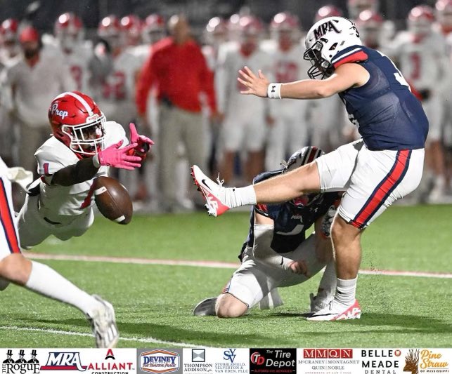 iam_micah32's tweet photo. Excited to be headed back to the State Championship game; had a great night in the semi-final with an interception, blocked punt and several tackles. @JacksonPrep_FB #backtotheship https://t.co/28bPzs4GsE
