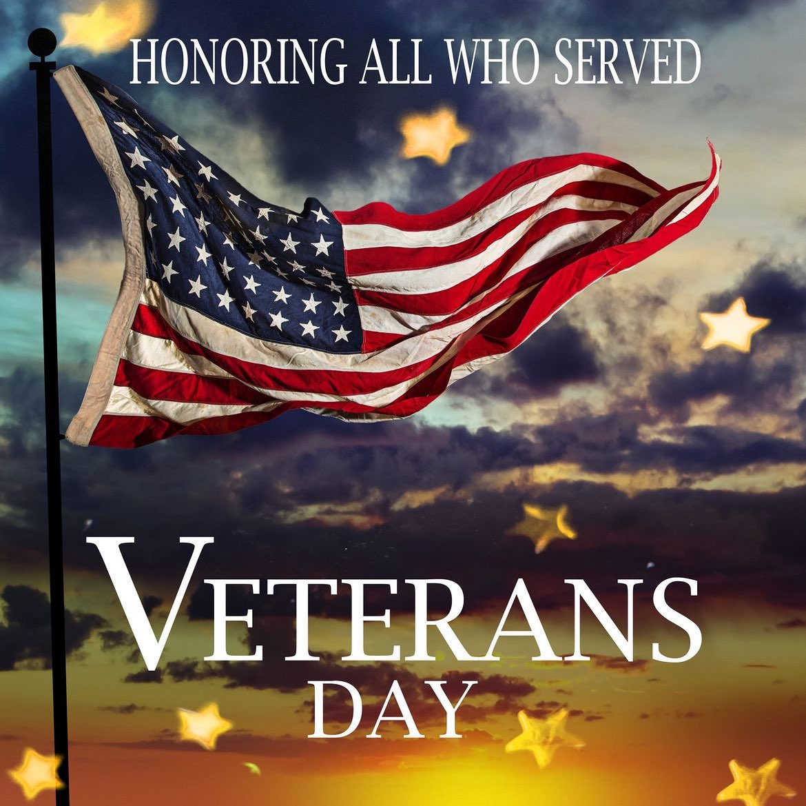 Happy Veterans Day to all who have served &amp; their families!