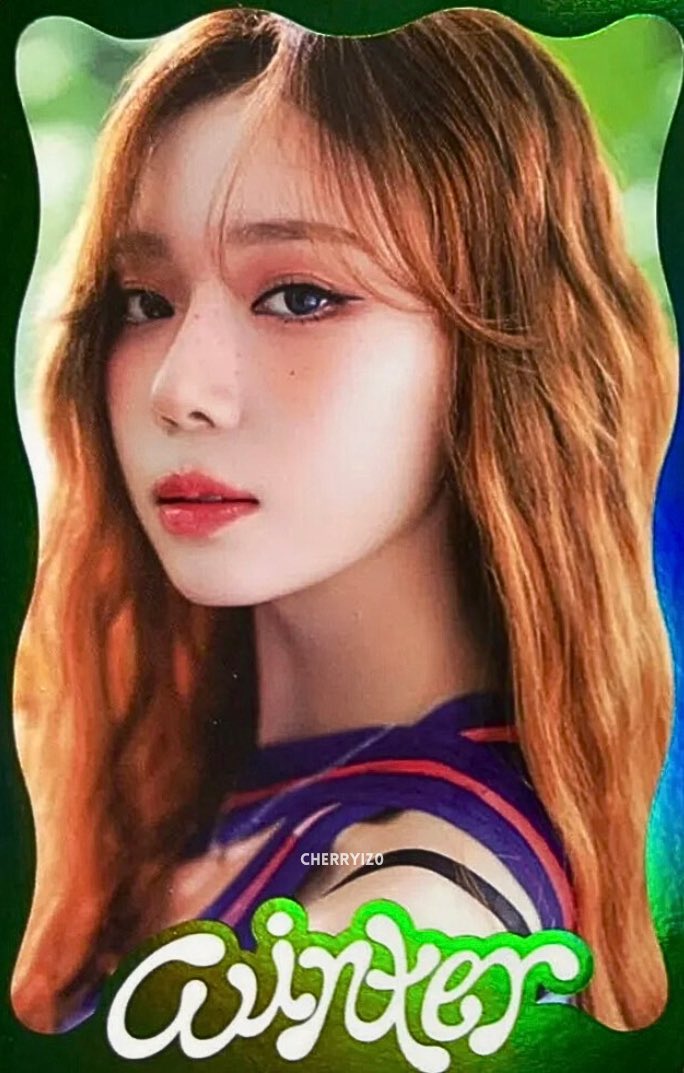 aespa winter photocard scan ╰ better things md; trading card set b