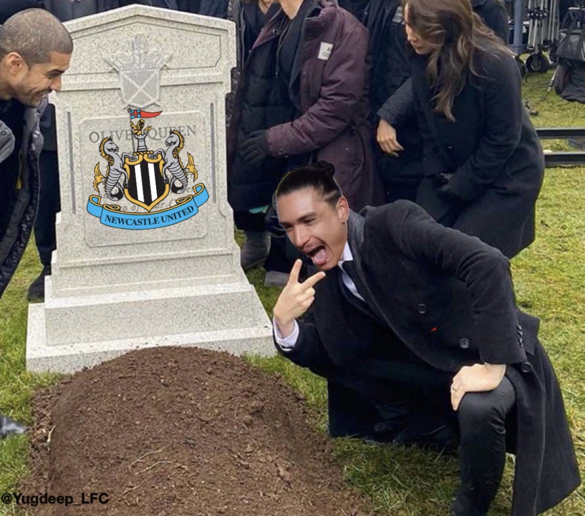 Newcastle United haven’t been the same since Darwizzy buried them alive… #BOUNEW