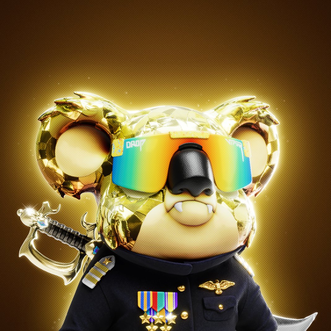 Of the nine Elder Drop Bears, three are full @Monoliff customs, designed with their owners.

<a href="/defifarmeralex/">Alex DFKthropist</a> and <a href="/CryptoKid1981/">CryptoKid</a> nailed theirs.

The question is, will <a href="/0xDutch/">Dutch</a> be able to come up with something cooler?