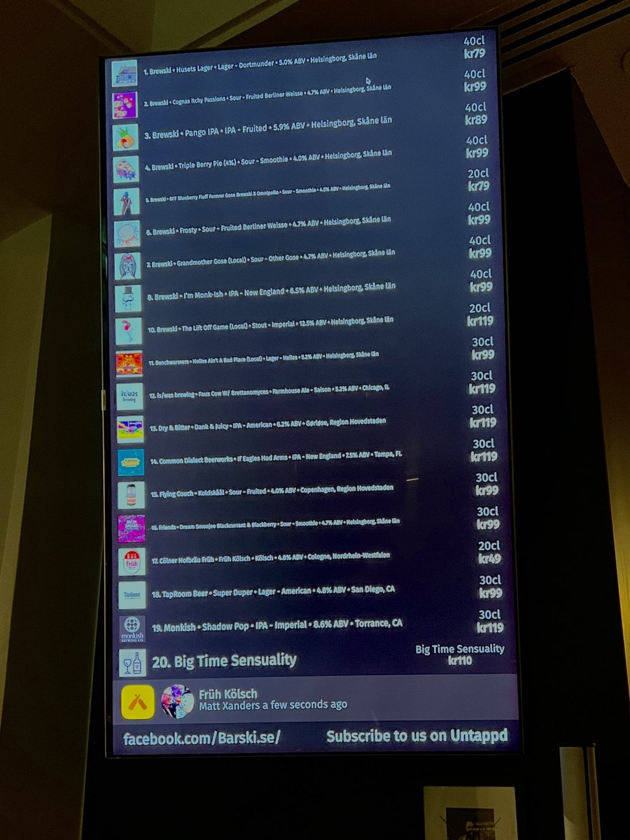 Hey <a href="/untappd/">Untappd</a>. How can they fix the font so it’s bigger and more readable in their menu? Any suggestions?