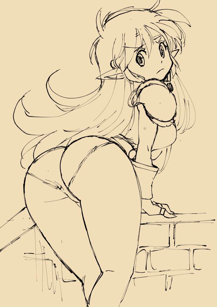 線画を探してるときに出てきたラフ…
描いてる途中で飽きたとかそういうやつ… 