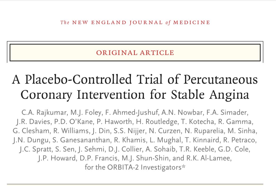 All the first 5 authors of #orbita2 are UK cardiology fellows which could only have been possible under the exceptional mentorship, supervision and drive of @rallamee. I feel deeply humbled and proud to have been part of this incredible team! 
#AHA23 @BCIS_uk
@TheBJCA @escardio