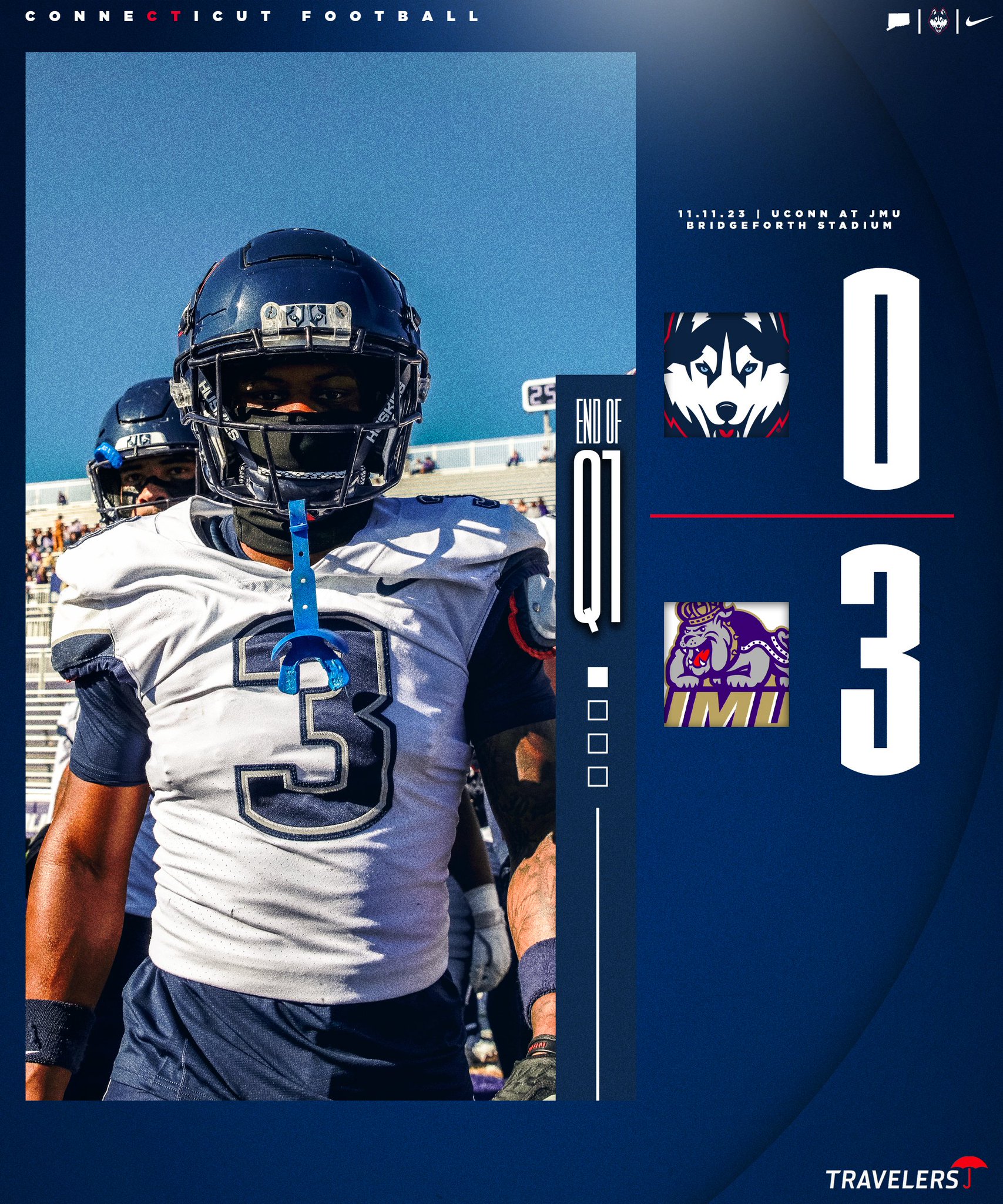 Uconn hotsell football helmet
