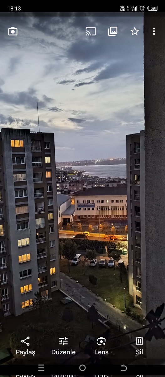 Fırtına sonrası istanbul sakinliği... 💯