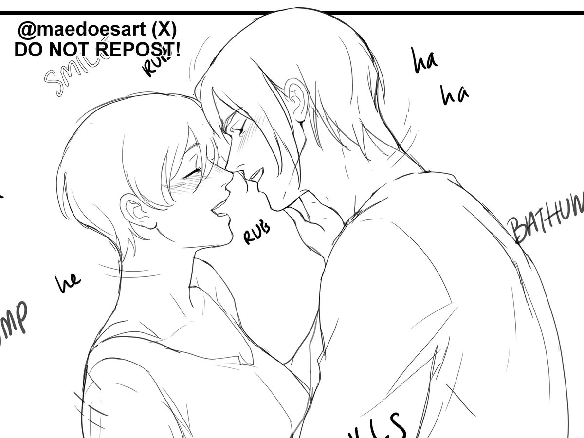 their first kiss has them giggling #eremika