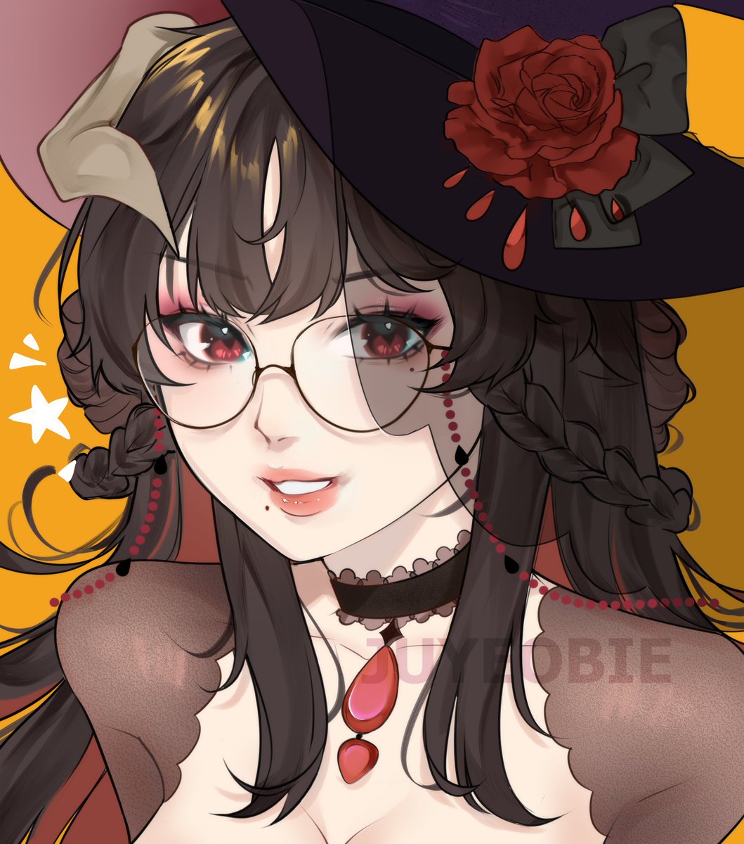 commission for <a href="/BerylBijoux/">Beryl Bijoux 🥀❤️‍🩹 @Offkai</a> 🧡