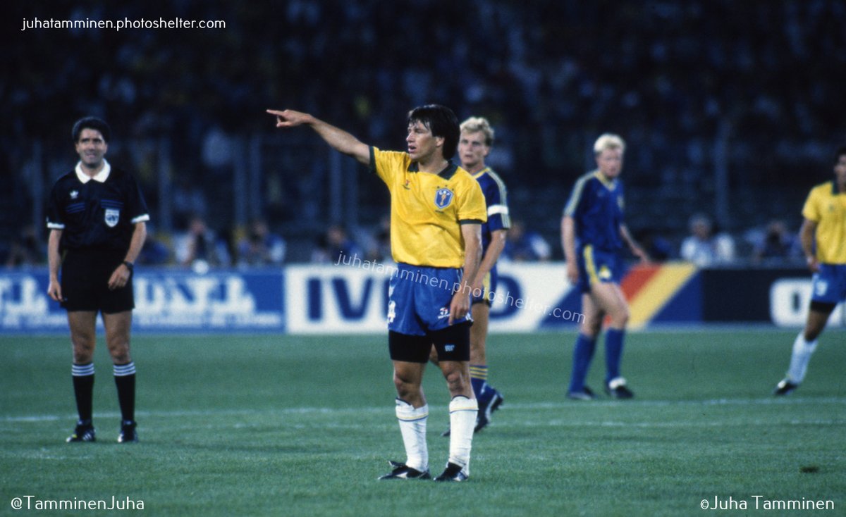 Dunga, Brasil vs Suécia, Stadio delle Alpi de Torino, 10 de junho de 1990 #Dunga #Italia90 #SelecaoBrasileira