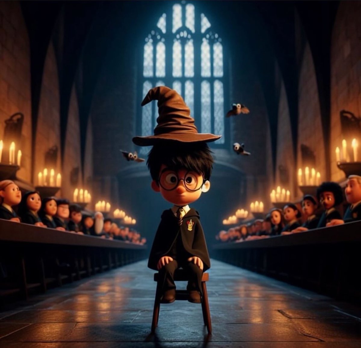 TheDailyHPotter's tweet photo. If Harry Potter was a Pixar animation 🤩 https://t.co/S0Zbzpn4UX
