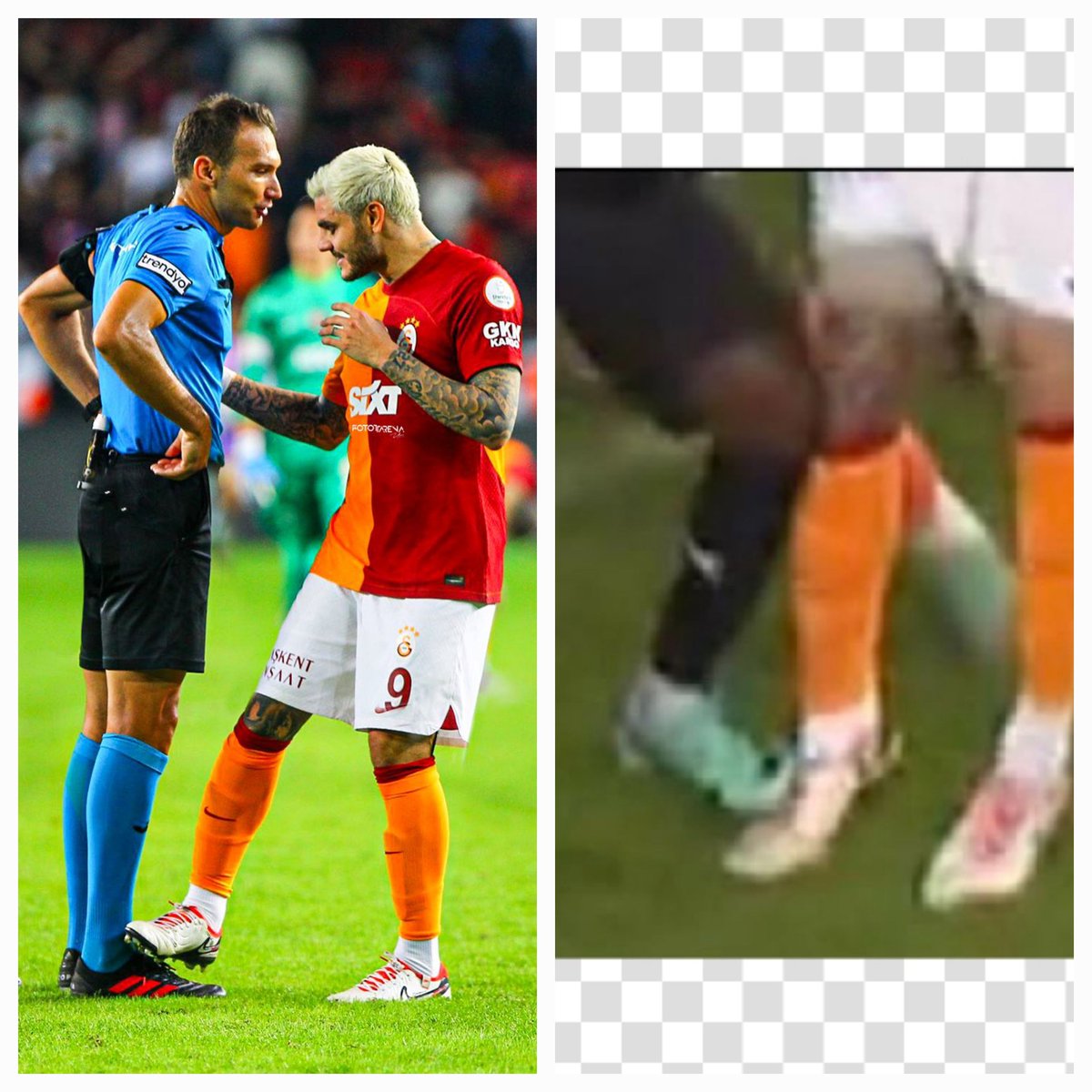 Öküze anlatır gibi . . .  
#GalatasaraySK #maç #futbol #hakem