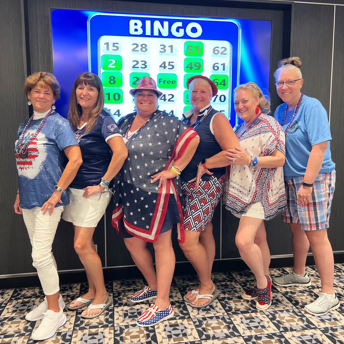 We ♥️ this group of Bingo Babes! 

#BingoCruising #BingoCruise #BingoCruise2023 #Cruise #Bingo #Travel #BingoWinner