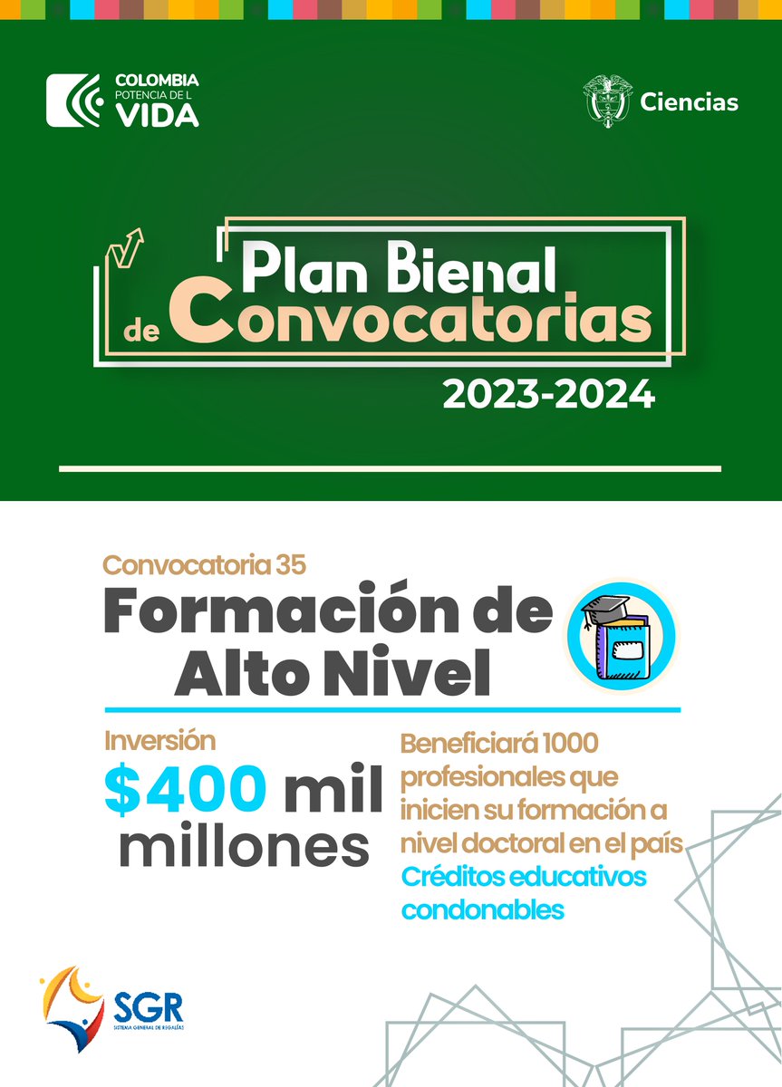MinCiencias Colombia tweet media