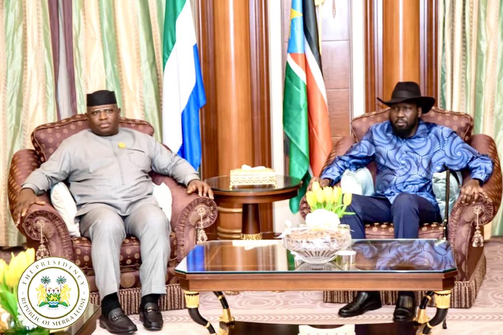 Today, I met with His Excellency President Salva Kiir Mayardi of South Sudan on the sidelines of the @OIC_OCI’s Joint Arab-Islamic Extraordinary Summit in #Riyadh, #SaudiArabia. We exchanged ideas on strategies for advancing both bilateral and diplomatic relations between our…