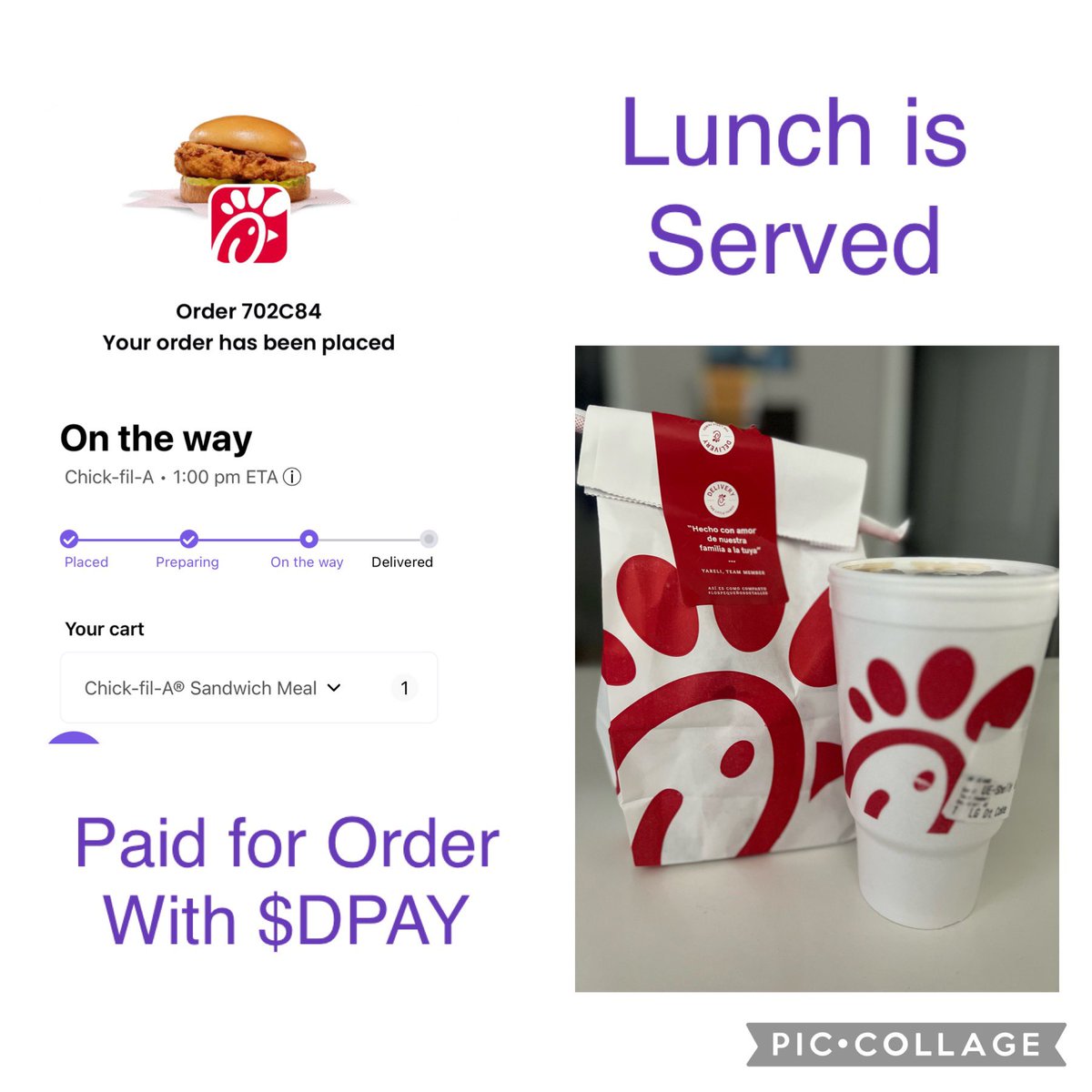 devour_diva's tweet image. As @GoDevour continues to expand our coverage &amp;amp; #DevourGO functionality, it is awesome to place an order, pay with $DPAY crypto and receive it at my door 20-min later! 🔥💜🔥💜 

devourgo.io

#Web3 #mainstream #crypto #restaurants #lovefood #tokengating #nftutility