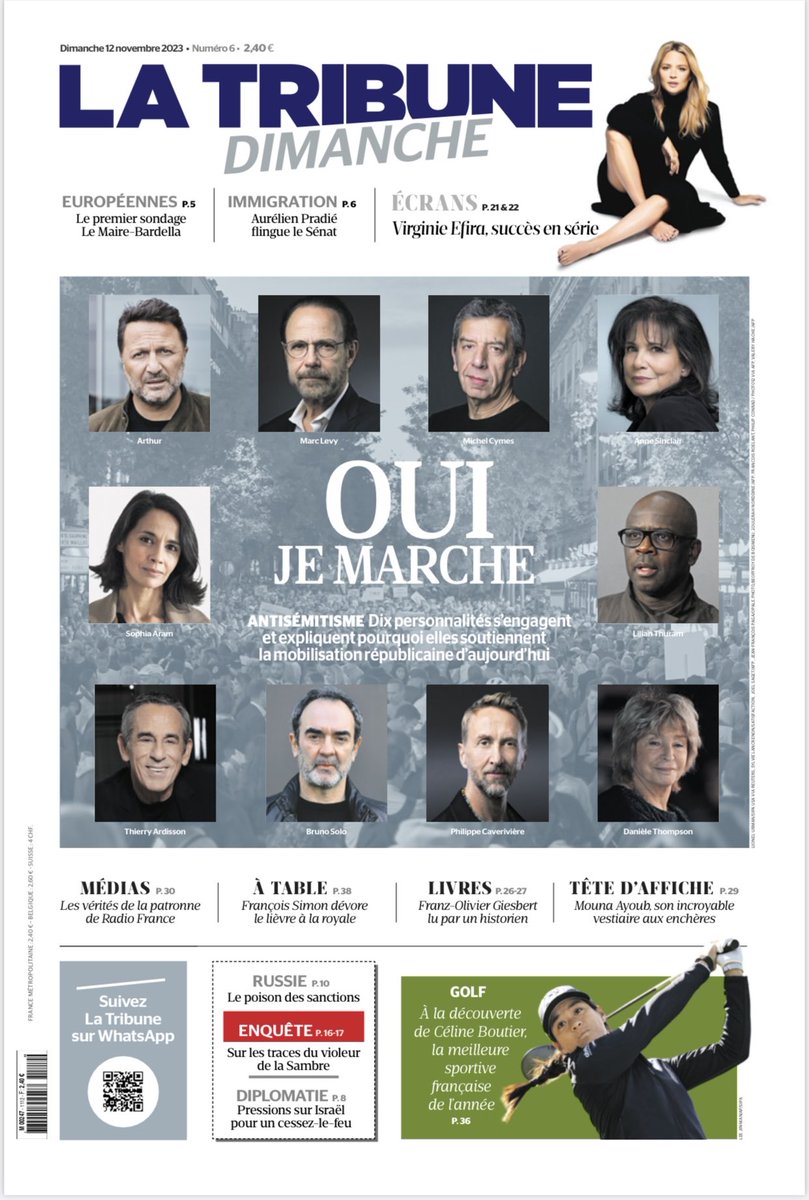 Il y a ceux qui expliquent qu’ils ne marchent pas ce dimanche, 
Ceux qui regrettent de n’avoir pas fait ce qu’ils auraient dû faire quand ils étaient en fonction 
Et puis il y a ceux qui marcheront demain. Ceux là sont dans 👉#LaTribunedimanche #OuiJeMarche 
#antisemitisme