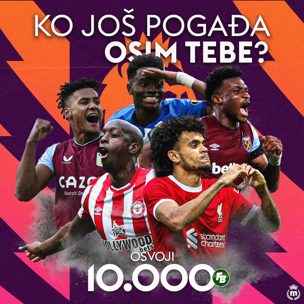 MaxBetSrbija's tweet photo. Osvoji 10.000RSD Freebeta!💰

Sve što je potrebno jeste da:

• Pratiš @MaxBetSrbija
• Retvituješ objavu uz quote
 • Pogodiš koji igrač daje prvi gol u Premijer ligi od 15H u nedelju
• Najsrećniji među vama koji ste pogodili, osvaja nagradu

Srećno svima!🍀 https://t.co/6oEVfz6oIp