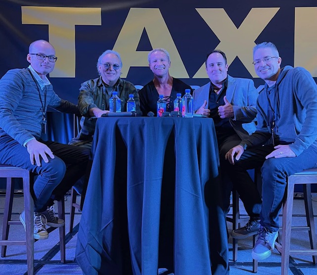 This incredible crew of Music Supervisors Pedro Costa, @songrunnermusic, Ryan Gaines and TAXI's own @craigpilo and Matt Vander Boegh were panelists and taught classes at the 2023 #TAXIRoadRally! Talk about a dream team! Did you get a chance to connect with them?