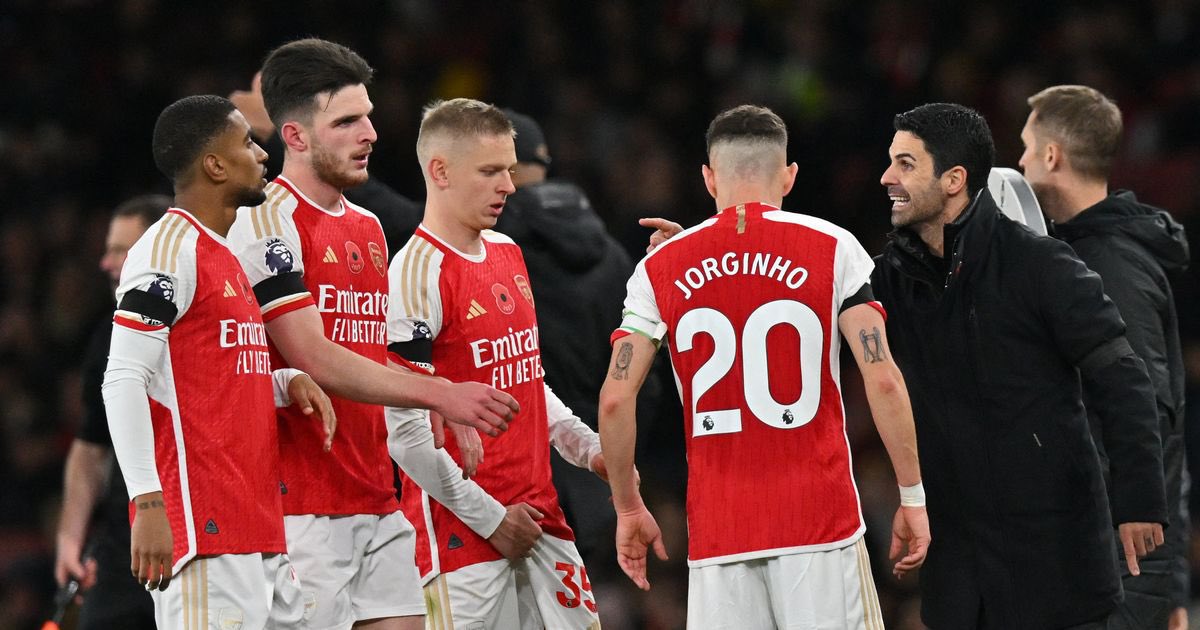 Arsenalnewschan's tweet photo. 🗣️Vincent Kompany on #Arsenal after the game today: “Take nothing away, we played a fantastic side. The way Mikel has the team working is outstanding. For putting in the performance we did, we’re relying on other factors like luck or individual moments but on the two set plays that wasn’t the case.” 🤝❤️