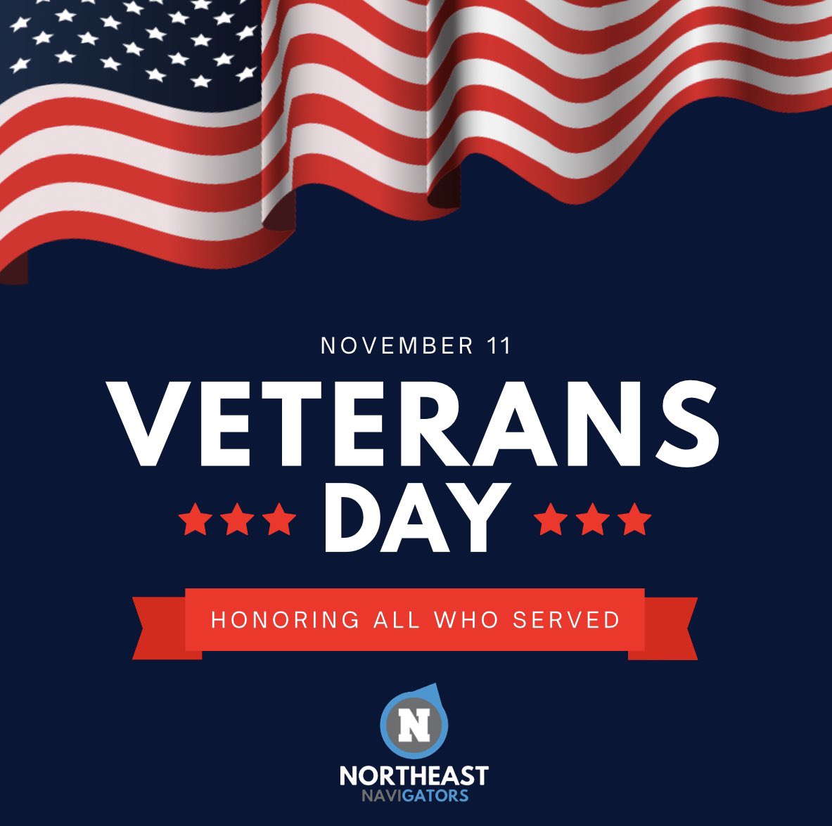 Happy Veterans Day from KIPP Northeast College Prep!