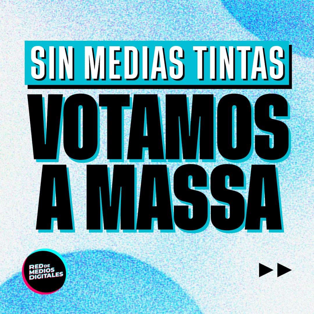 ProyectoBohemia's tweet photo. Sin medias tintas: Votamos a Massa
En un contexto complejo y frente a una elección trascendental, los y las trabajadoras de medios digitales populares no podemos ser neutrales. Tomamos partido:
este 19 de noviembre llamamos a votar a Sergio Massa. https://t.co/RVAMYAAP2p