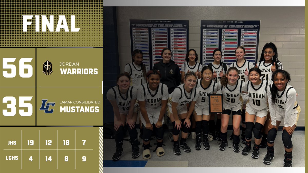 Warriors ended the LCISD Invitational with the best record in the consolation bracket. <a href="/JHSWarriors_GBB/">Katy Jordan Girls Basketball</a>  will be back in action on the road vs. Cy Lakes on Tuesday night