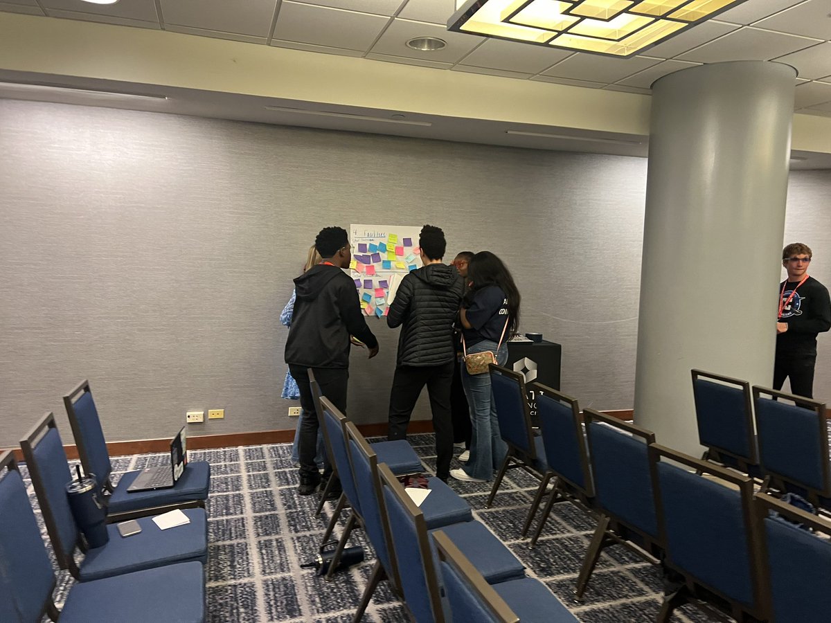 BethHouf's tweet photo. So incredibly proud of this student team from @CCHSCavs presenting at the @NASSP #LEADconf #gocavsgo https://t.co/DMANnEqQfY