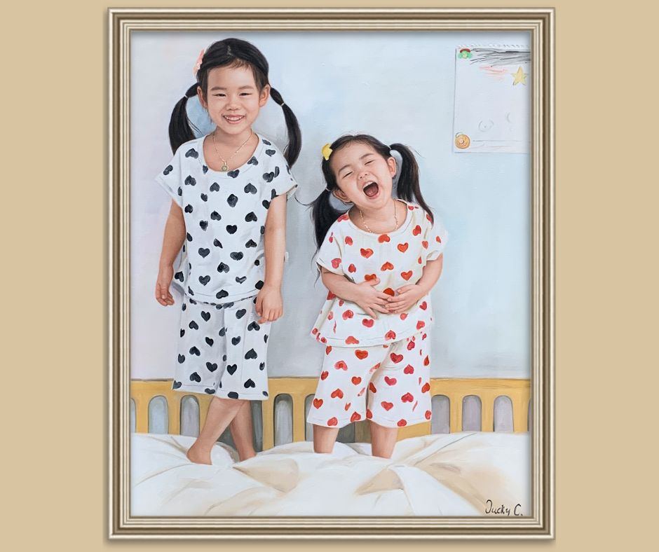 Make them do a happy dance in their PJ's this Christmas morning with a handpainted portrait!🥰✨🎄✨🥰
#paintyourlife #christmasmorning  #customportrait #giftideas #happydance #gifts #handmade #art