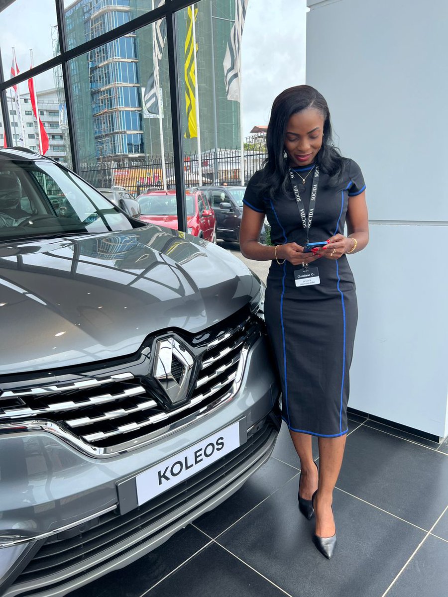 Je vous apporte des solutions de #mobilité et de #transport😉

Retrouvez moi ici 👇

📍 SOCIDA - CÔTE D'IVOIRE Rue Pierre & Marie Curie, Marcory, Zone 4C, Abidjan

#professionalwomen #renault #securité #Transports  #renaulution #luxury