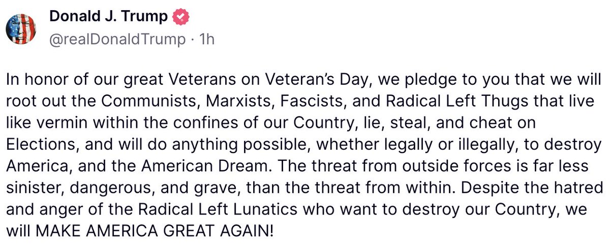 Mollyploofkins's tweet image. Wtf kind of Veteran's Day message is this?