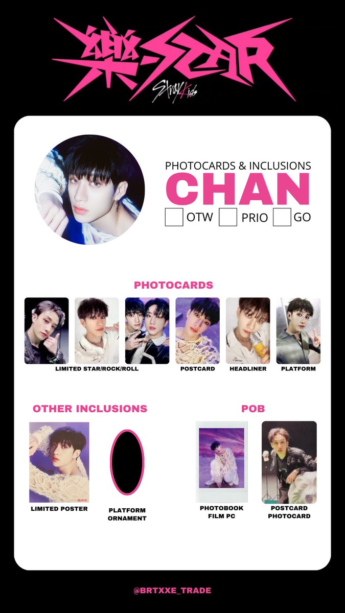 K-POP☆★様☆ご確認ページ☆ Stray Kids new album - 樂-STAR - photocards template Part 1/3 OT8