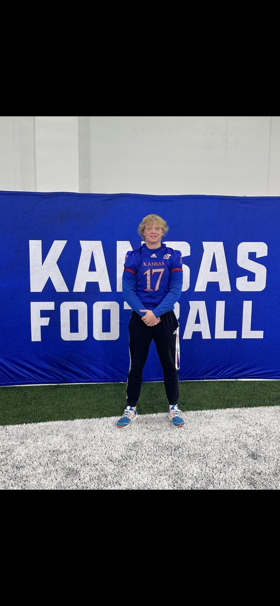 RomanHauser13's tweet image. Honored and blessed to receive a PWO to the University of Kansas! #AGTG @coachseansnyder @BillyBonneau @KU_Football