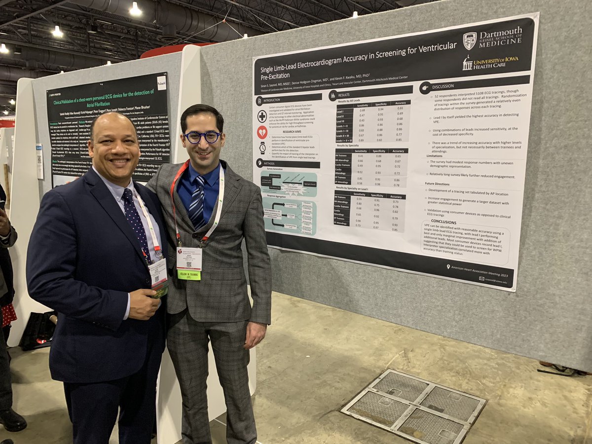 Ferhaan Ahmad, MD, PhD (@ferhaanahmad) on Twitter photo Great presentation from <a href="/UIowaCVFellows/">Univ of Iowa Cardiovascular Fellowship Program</a> Sinan Sayood on detection of ventricular preexcitation at #AHA23 <a href="/IntMedatIowa/">Internal Medicine at Iowa</a> Great presentation from <a href="/UIowaCVFellows/">Univ of Iowa Cardiovascular Fellowship Program</a> Sinan Sayood on detection of ventricular preexcitation at #AHA23 <a href="/IntMedatIowa/">Internal Medicine at Iowa</a>