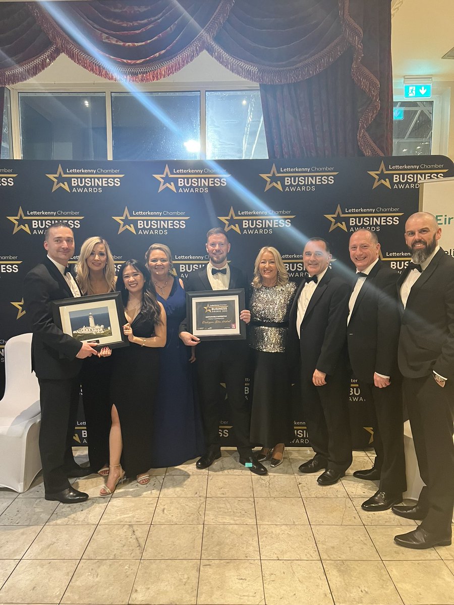 Absolutely delighted to win the award for Excellence in Customer Service and Highly Commended in Sustainable Superstar at the @lkchamber Business Awards last night. So proud of all the team @RadissonBluLK & delighted for them to get this recognition
