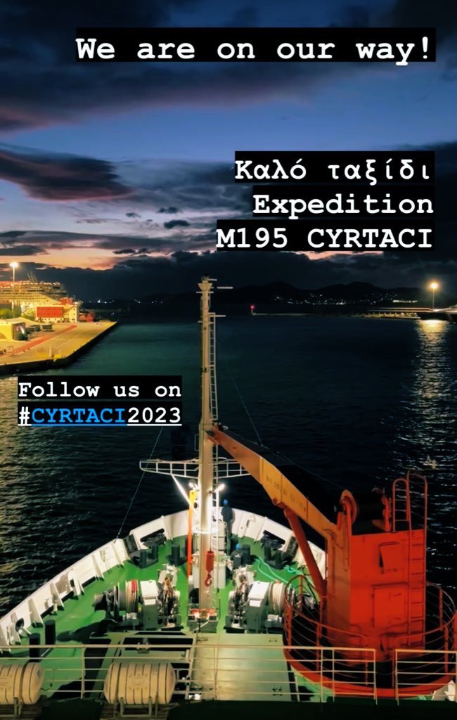 How did climatic and environmental change impact early eastern Mediterranean cultures, and what were the consequences of human settlement on land and marine ecosystems? Follow us via #CYRTACI2023 and on the blog oceanblogs.org/expedition-m19…