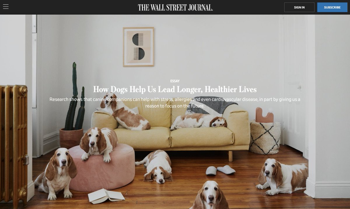 My book about the science behind our relationship with our dogs comes out on Tuesday and the <a href="/WSJ/">The Wall Street Journal</a> is running an excerpt this weekend! We are so excited to share a glimpse of the book!
Read here wsj.com/health/wellnes… and you can buy a book here amzn.to/40DuJH1 💛