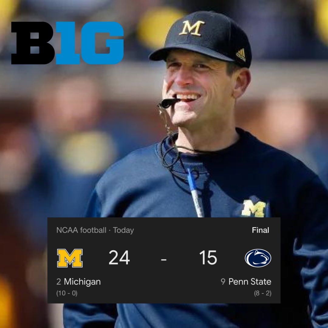 Stealing Signs had nothing to do with Michigan’s dominance over the last two years.  This is the best team in the country and now you’ve ticked them off.  Lookout Ohio State.