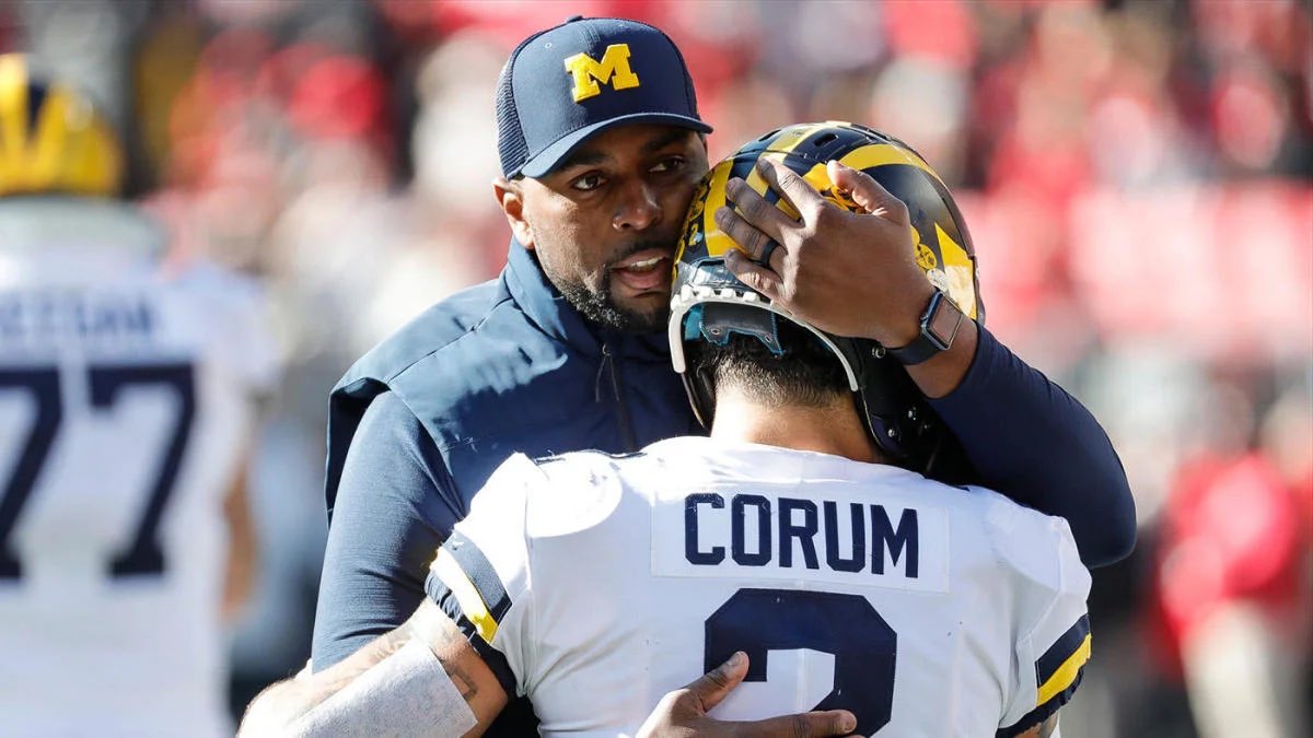 Sherrone Moore is real, man. 

Hearing that you have to be the Head Coach 24 hours before your biggest game of the season…. In the toughest environment in all of College Football against a Top 10 Opponent. 

While being the OL Coach AND Offensive Coordinator.. 3 jobs in 1 game…