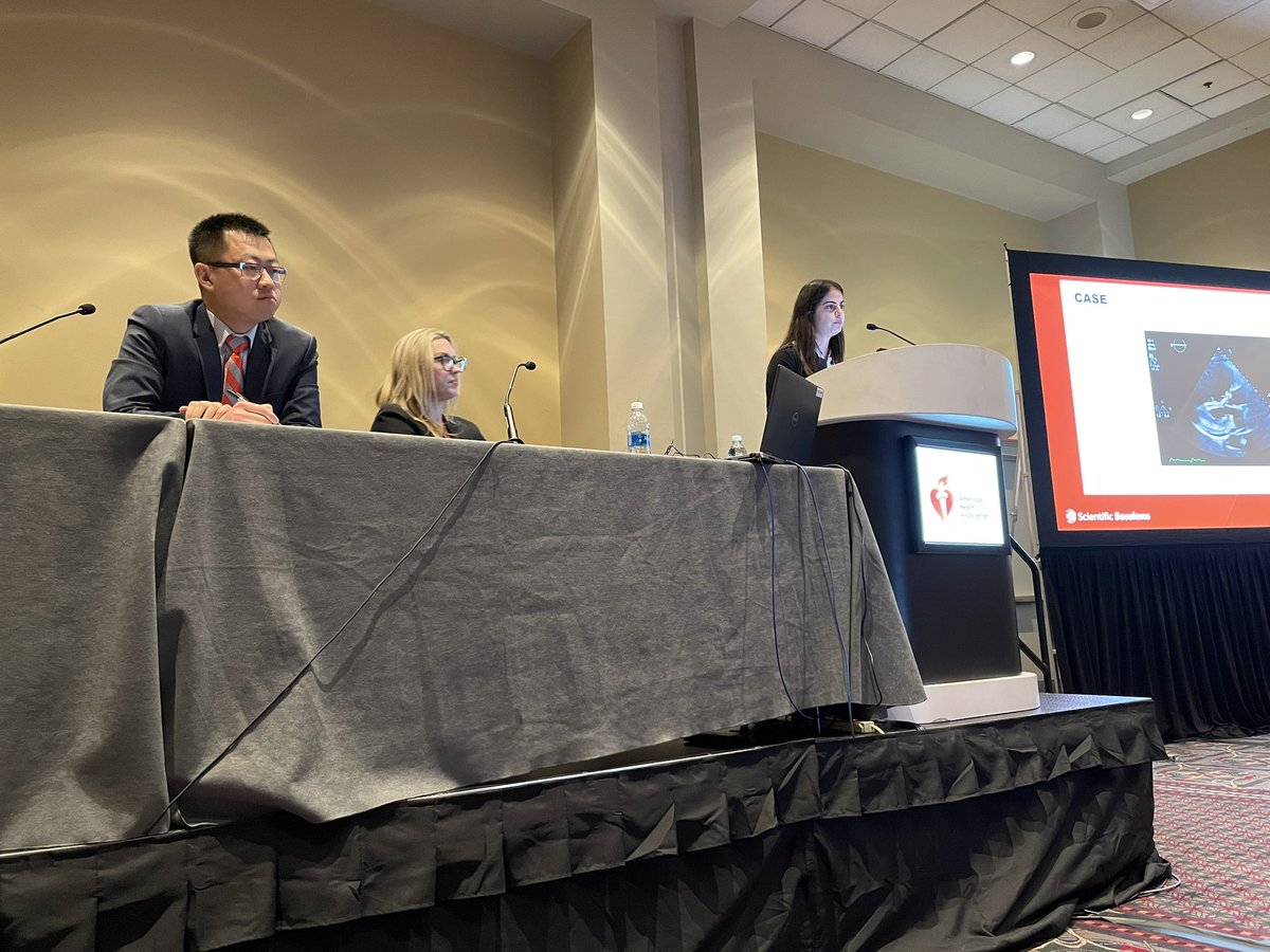 AndrewHigginsMD's tweet image. Great session on complex pathologies kicking off at #AHA23 moderated by Drs. Courtney Bennett and @RanLeeMD  - excited to see @SarahGorgis start us off with a case highlighting the challenges of managing mixed shock
